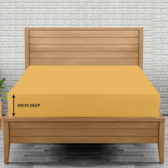 Extra Deep Fitted Sheet Double Bed Sheets Double King Size Fitted Sheet Deep