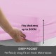 30cm / 25cm EXTRA DEEP Fitted Sheet Single Double Super King Bed Size Soft Sheet