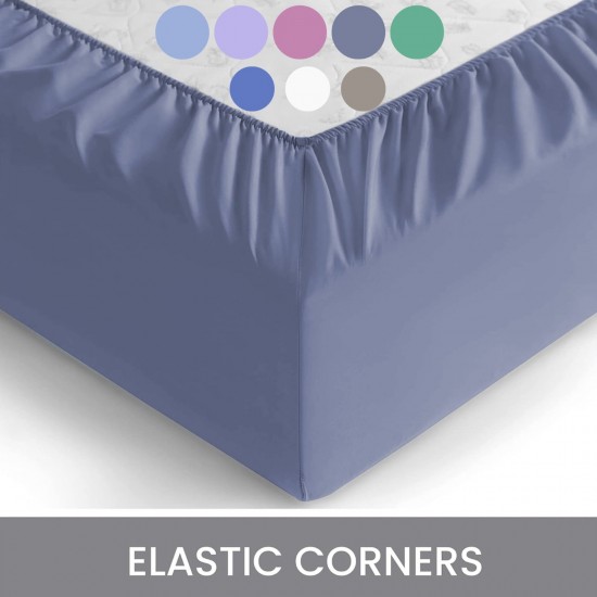 30cm / 25cm EXTRA DEEP Fitted Sheet Single Double Super King Bed Size Soft Sheet