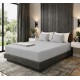 DEEP FITTED BED SHEET DOUBLE SILVER GREY GU174 SPECTRUM MITRE NEW IN PACK